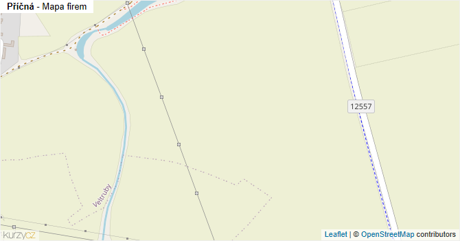 Příčná - mapa firem