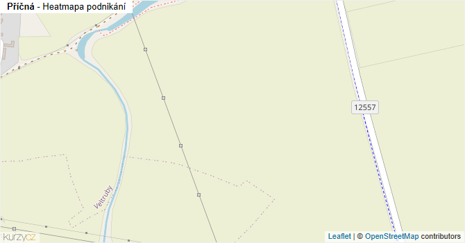 Příčná - mapa podnikání