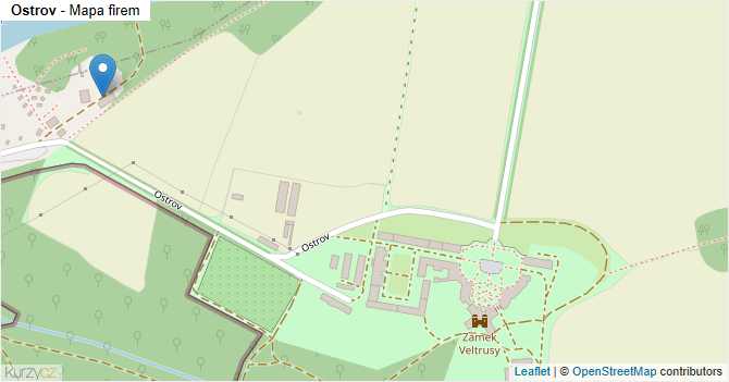 Ostrov - mapa firem