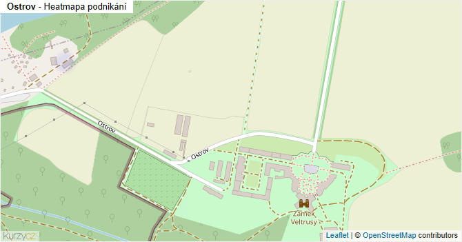 Ostrov - mapa podnikání