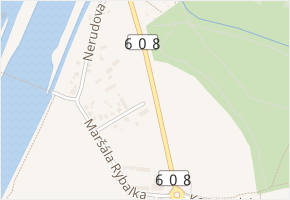 Smetanova v obci Veltrusy - mapa ulice