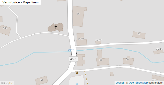 Vernířovice - mapa firem