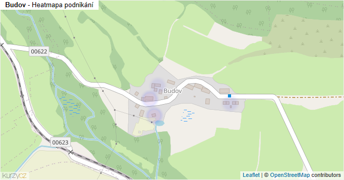 Budov - mapa podnikání