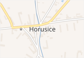 Horusice v obci Veselí nad Lužnicí - mapa části obce