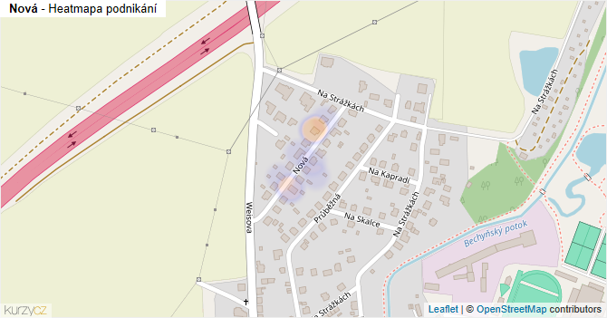 Nová - mapa podnikání