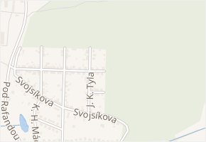 Riegrova v obci Veselí nad Lužnicí - mapa ulice