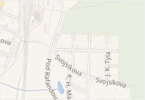 S. Čecha v obci Veselí nad Lužnicí - mapa ulice