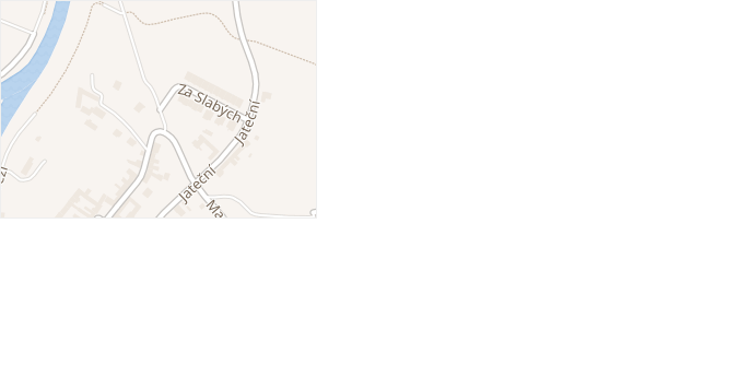 Za Slabých v obci Veselí nad Lužnicí - mapa ulice