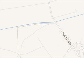 Na Hrázi v obci Veselí nad Moravou - mapa ulice