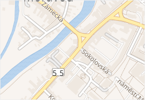 tř. Masarykova v obci Veselí nad Moravou - mapa ulice