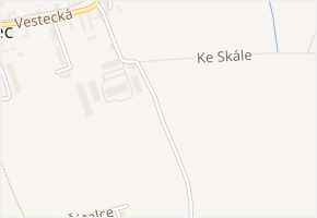 Na Průhoně v obci Vestec - mapa ulice