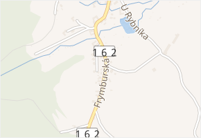 Frymburská v obci Větřní - mapa ulice