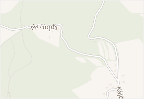 Na Hojdy v obci Větřní - mapa ulice