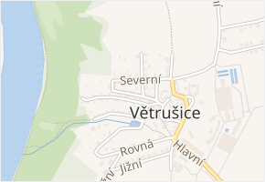 Slunečná v obci Větrušice - mapa ulice