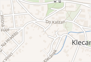Úzká v obci Větrušice - mapa ulice