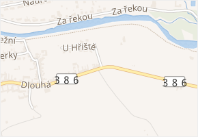 Dlouhá v obci Veverská Bítýška - mapa ulice