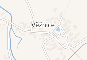 Věžnice v obci Věžnice - mapa části obce