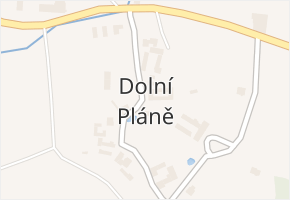 Dolní Pláně v obci Věžovatá Pláně - mapa části obce
