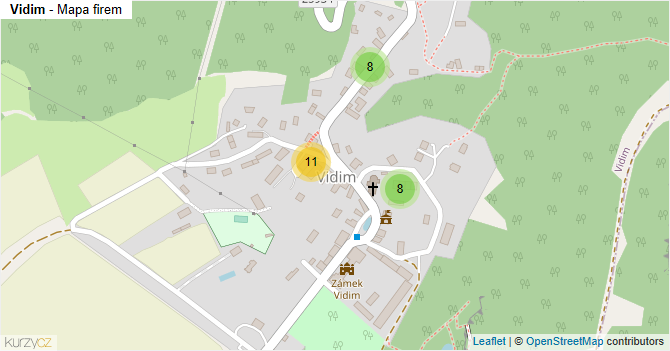 Vidim - mapa firem
