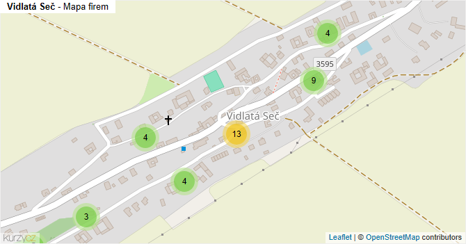 Vidlatá Seč - mapa firem