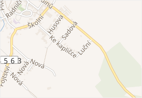 Ke kapličce v obci Vidnava - mapa ulice