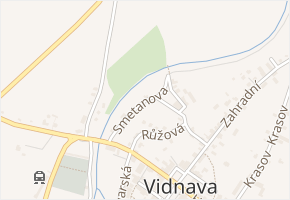 Smetanova v obci Vidnava - mapa ulice