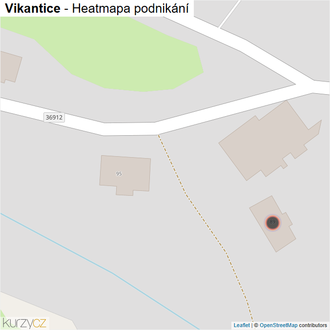Mapa Vikantice - Firmy v obci.