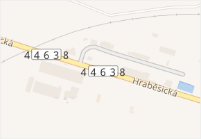 Hraběšická v obci Vikýřovice - mapa ulice