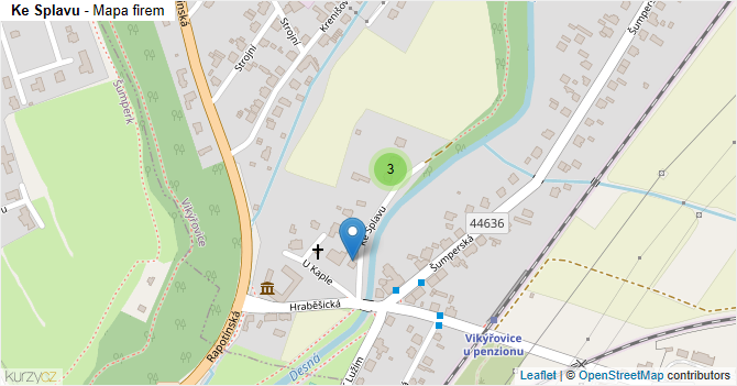 Ke Splavu - mapa firem