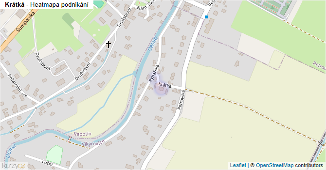 Krátká - mapa podnikání