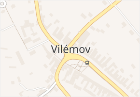 Vilémov v obci Vilémov - mapa části obce