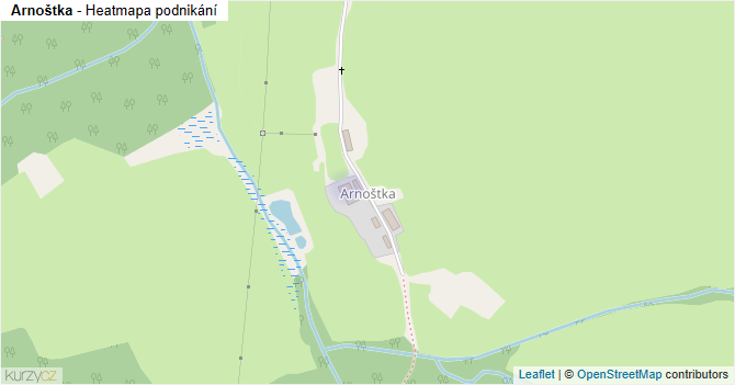 Arnoštka - mapa podnikání