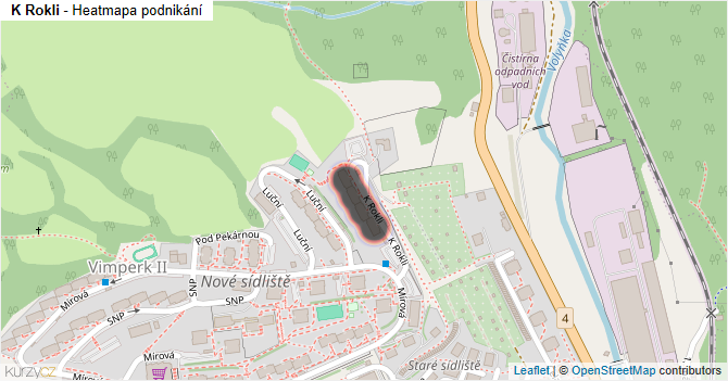 K Rokli - mapa podnikání