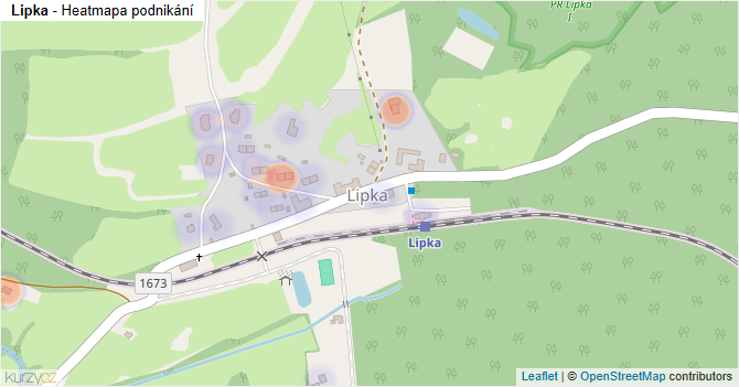 Lipka - mapa podnikání