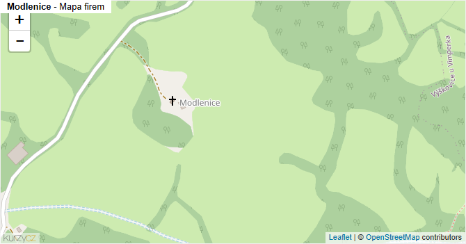 Modlenice - mapa firem