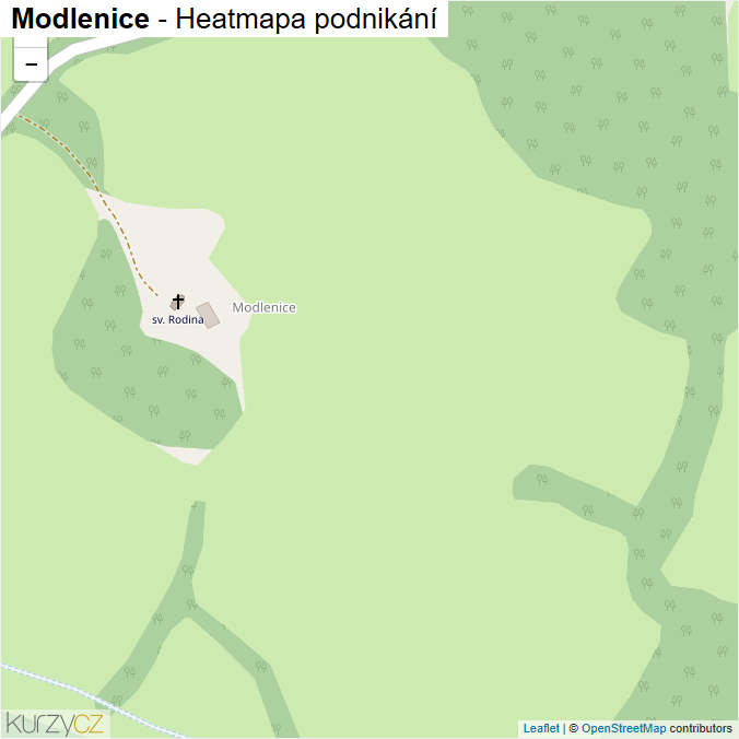 Mapa Modlenice - Firmy v části obce.