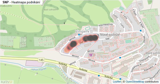SNP - mapa podnikání