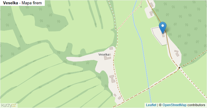 Veselka - mapa firem