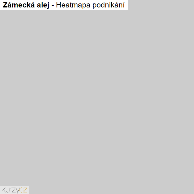 Mapa Zámecká alej - Firmy v ulici.