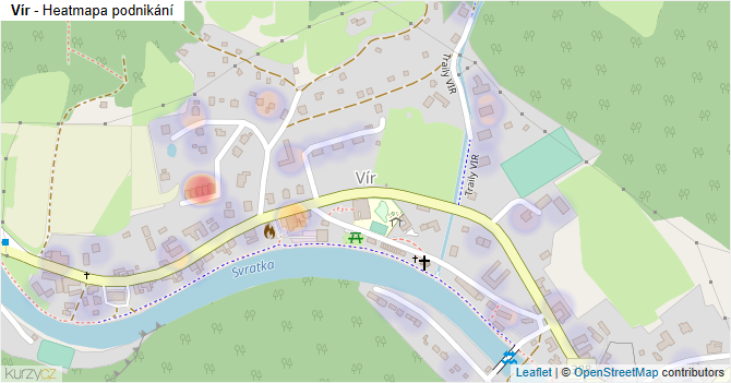 Vír - mapa podnikání