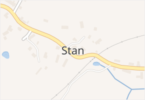 Stan v obci Vítanov - mapa části obce