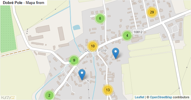 Dobré Pole - mapa firem