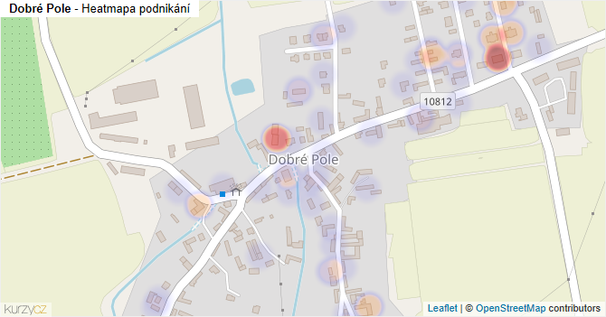 Dobré Pole - mapa podnikání