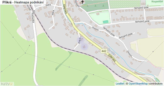 Příkrá - mapa podnikání