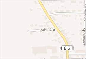 Rybniční v obci Vítkov - mapa ulice