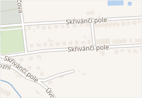 Skřivánčí pole v obci Vítkov - mapa ulice