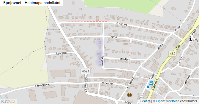 Spojovací - mapa podnikání
