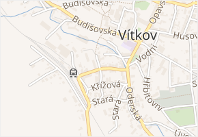 Švermova v obci Vítkov - mapa ulice