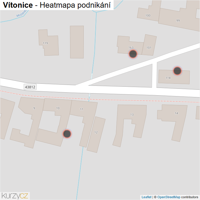 Mapa Vítonice - Firmy v obci.