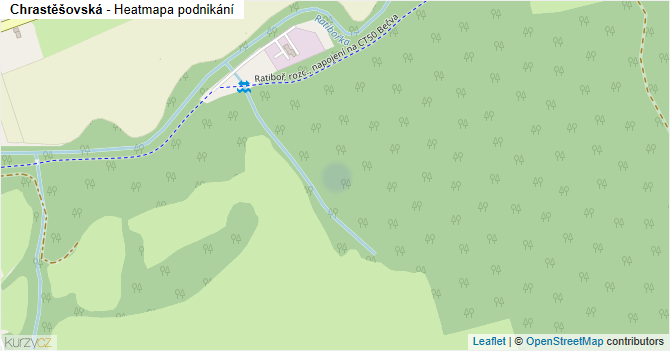 Chrastěšovská - mapa podnikání